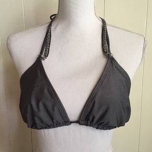 Xhilaration Bikini Top with Chain Detail